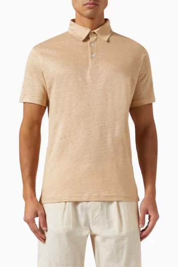 Polo Shirt in Linen