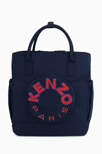 Logo Changing Tote Bag in Canvas