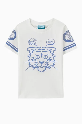 Graphic Logo-print T-shirt in Cotton-jersey