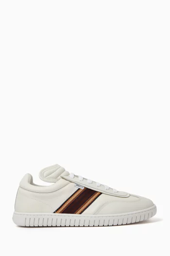 Parrel Ribbon Low-top Sneakers in Leather