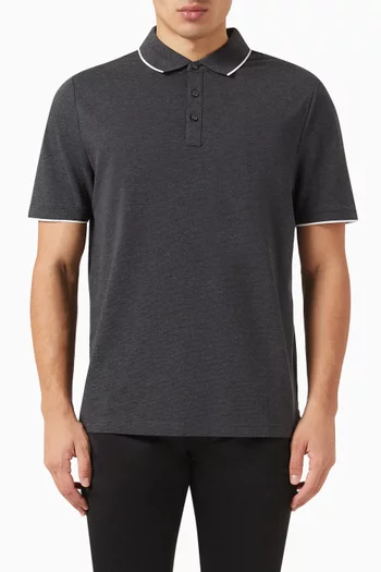 Sustainable Polo Shirt in Cotton-blend