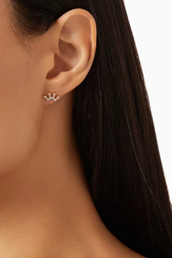 Extra Fine Stud Earrings in 24kt Gold-plated Sterling Silver