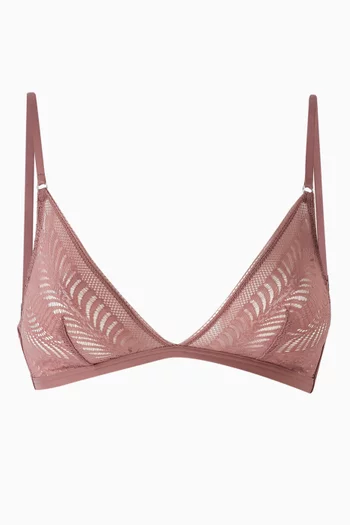 Minimalist Triangle Bra in Lace