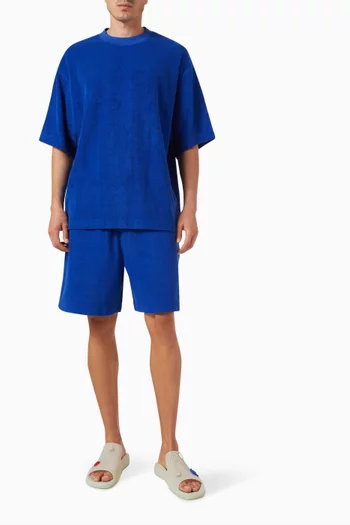 Drawcord Shorts in Cotton Terry