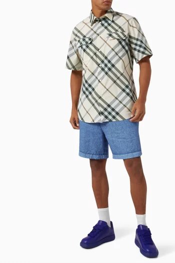 Equestrian Knight Shorts in Linen