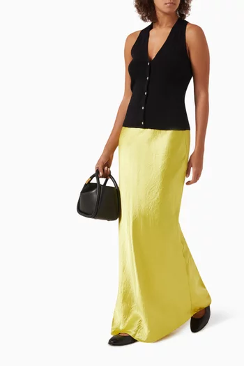 Maxi Skirt in Satin