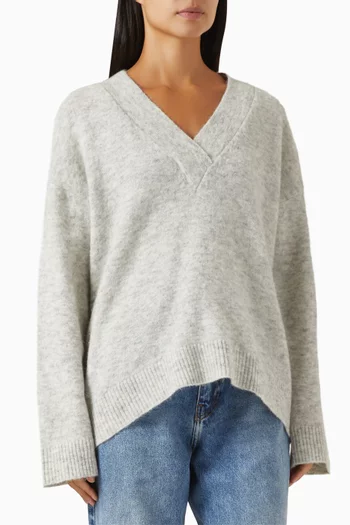 Victor Oversized Sweater in Wool-blend