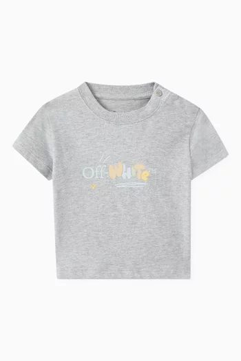 Funny Logo-print T-shirt in Cotton
