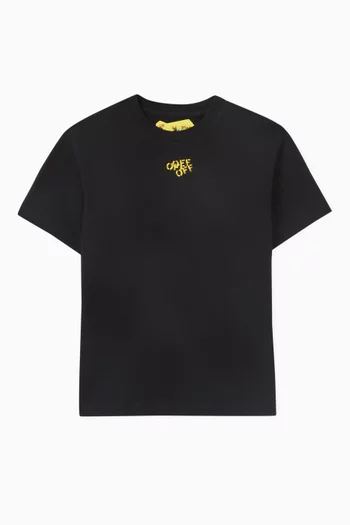 Logo Stamp T-shirt in Cotton Jersey