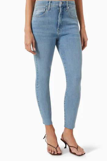 Debbie High-rise Slim-fit Jeans in Denim
