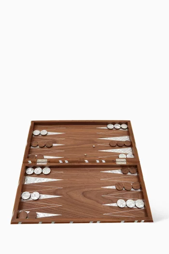 Funquetry Backgammon in American Walnut