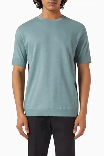 Integral T-shirt in Cotton & Cashmere