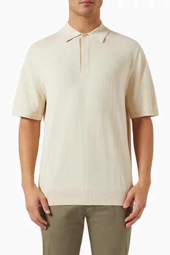 Polo Shirt in Organic Cotton Knit