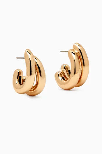 Florence Earrings in Gold Ion-plated Brass
