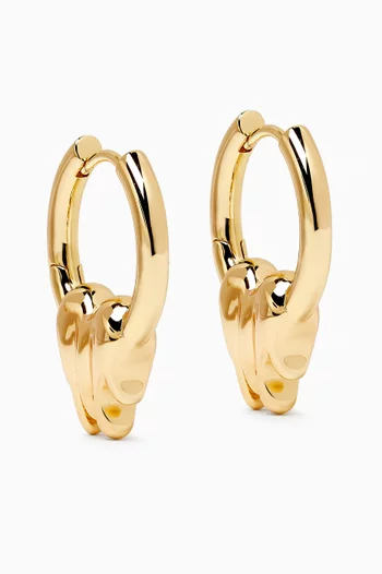 Loff Maxi Hoops in 18kt Gold-plated Metal
