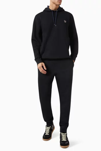 Zebra Logo Hoodie in Cotton
