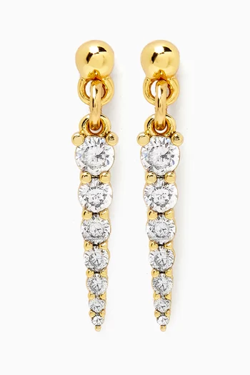 Orenda Earrings in Gold-plated Brass