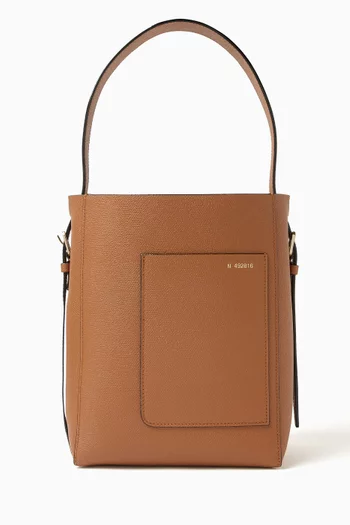 Mini Bucket Bag in Millepunte Calfskin Leather