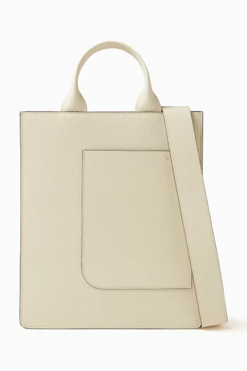 Mini Boxy Top Handle Bag in Millepunte Calfskin Leather