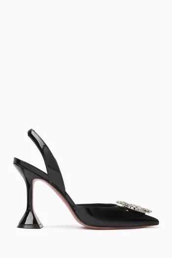 Begum 95 Slingback Pumps in Patent Leather