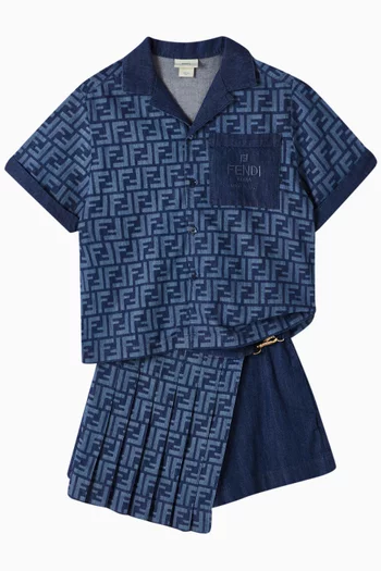 FF Logo Shirt in Chambray