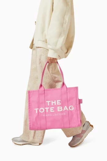 The Large Tote Bag in Cotton Canvas