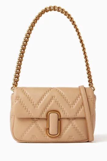 The Small J Marc Shoulder Bag in Quilted Leather