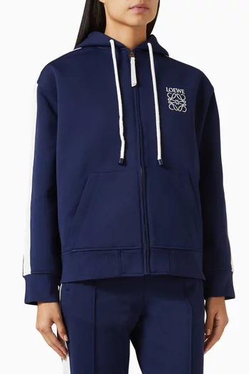 Hooded Tracksuit Jacket in Technical Jersey