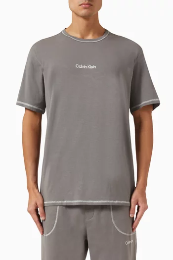 Future Shift Pyjama T-shirt in Stretch Cotton Jersey