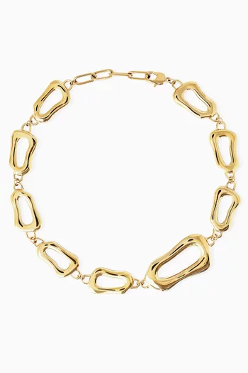 Kim Necklace in 18kt Gold-plated Bronze