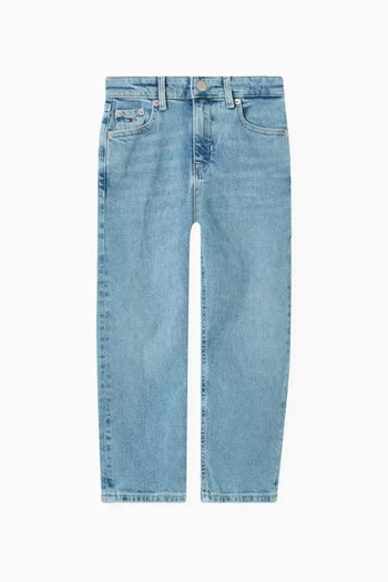 Baggy Wide-leg Jeans in Denim