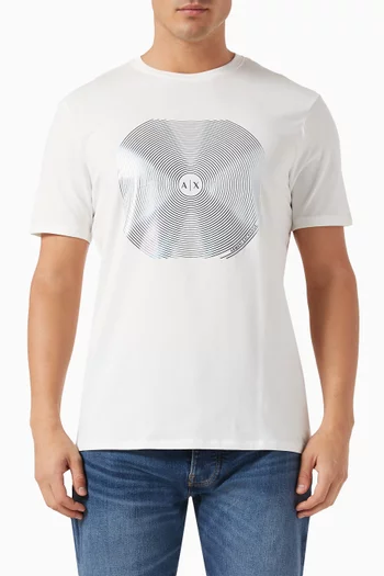 Meta Nature AX Logo T-shirt in Cotton