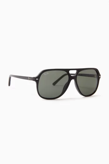 Kids Bill Square Sunglasses in Acetate