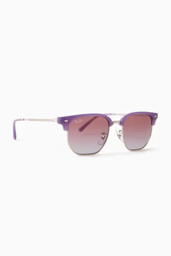Kids New Clubmaster Sunglasses in Plastic