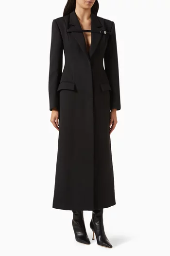 Talgo Bar Suit Blazer Coat in Twill-suiting