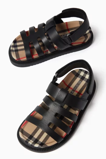 Sam Sandals in Leather