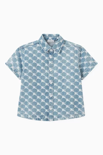 Printed Knight Shirt in Cotton