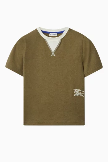 EKD Logo T-shirt in Cotton Jersey