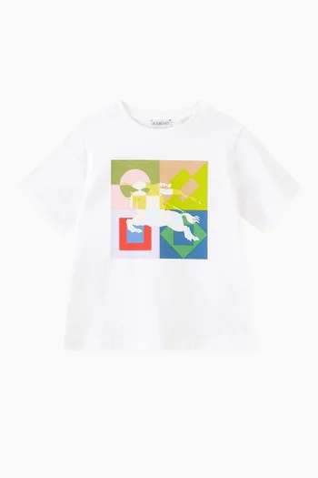 Graphic EKD Print T-shirt in Cotton