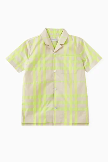 Check Shirt in Cotton-blend
