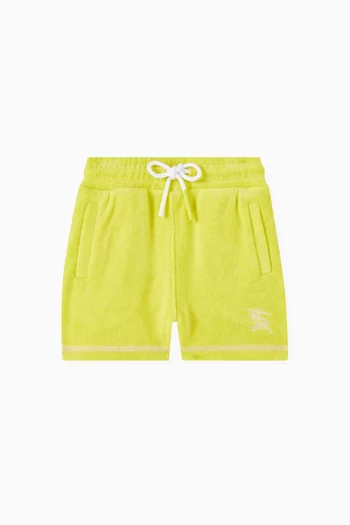 Drawcord Shorts in Terry Cloth