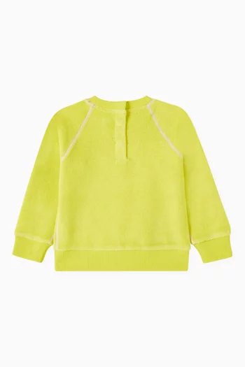 EKD Sweatshirt in Cotton-blend Towelling
