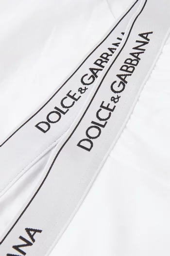 Logo Waistband Boxers in Jersey Stretch, Pack of 2