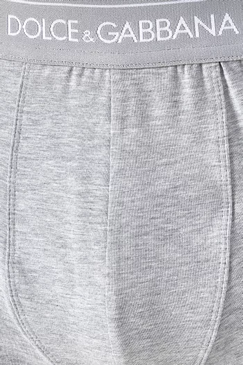 Regular-fit Boxers in Stretch Jersey, Set of 2
