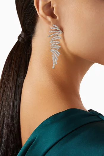 Ayla Chandelier Earrings in Metal