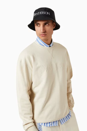 Logo Bucket Hat in Nylon