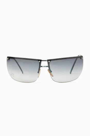 Pre-owned Rimless Sunglasses