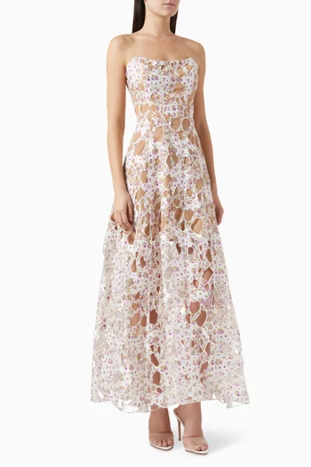Connection Maxi Gown in Lace