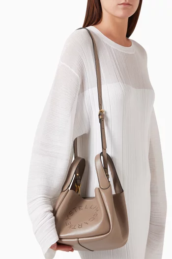 حقيبة بيدين علويتين جلد نابا صناعي صديق للبيئة