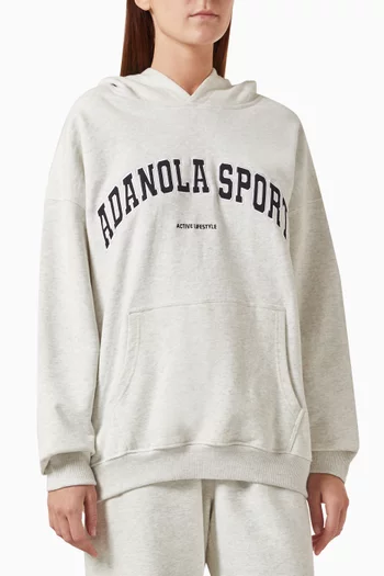 ADA Sport Logo Hoodie in Cotton-fleece